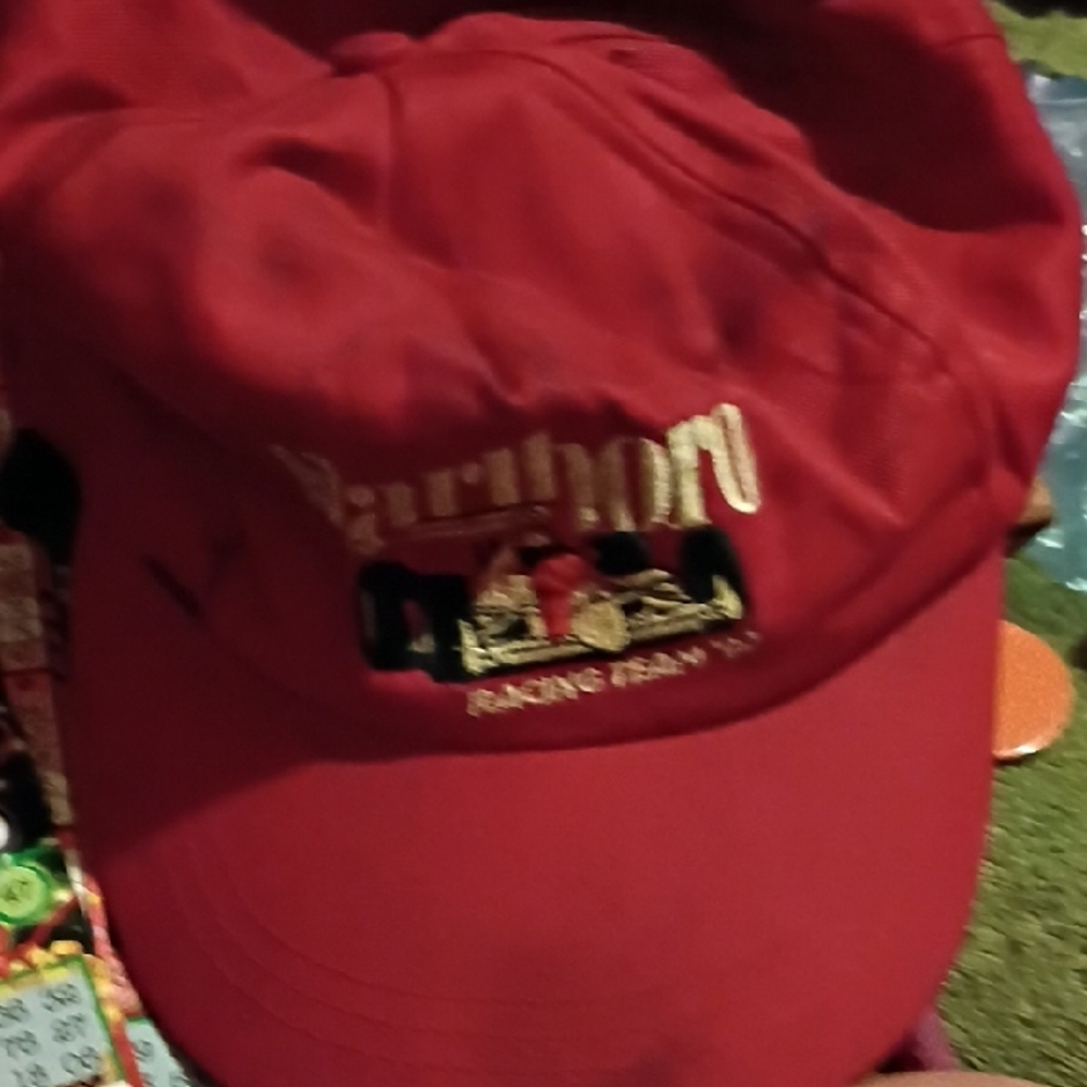 Red Racing Team Cap Vintage Marlboro Racing Team 92